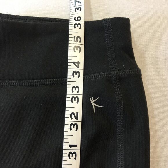 Danskin Ankle Leggings Women S Black Skinny Yoga Stretch Athleisure Coin Pocket - Picture 6 of 12